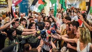 Gaza aid flotilla activists released from Israeli prison, deported