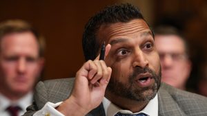 Patel clashes with senator at hearing over allegations of heavy drinking