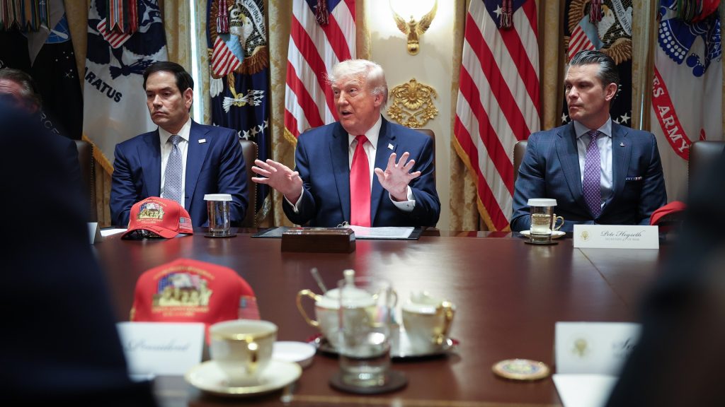 Trump says he’s in ‘no rush’ to make a deal as Iran targets airbase in retaliation to US strikes