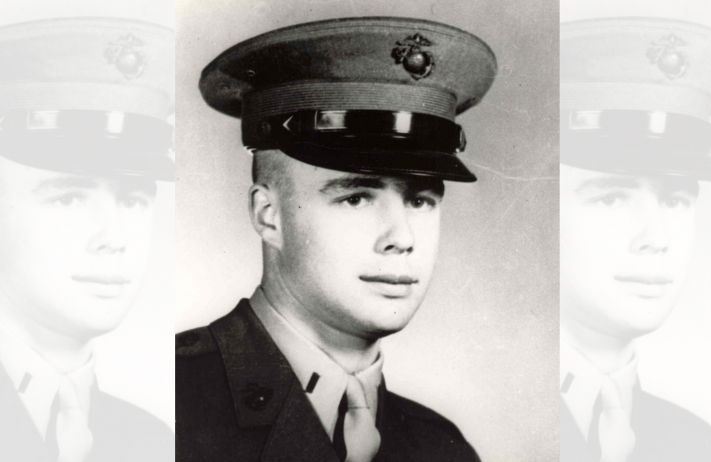Refusing evacuation, this Marine packed dirt into his wound and continued to fight