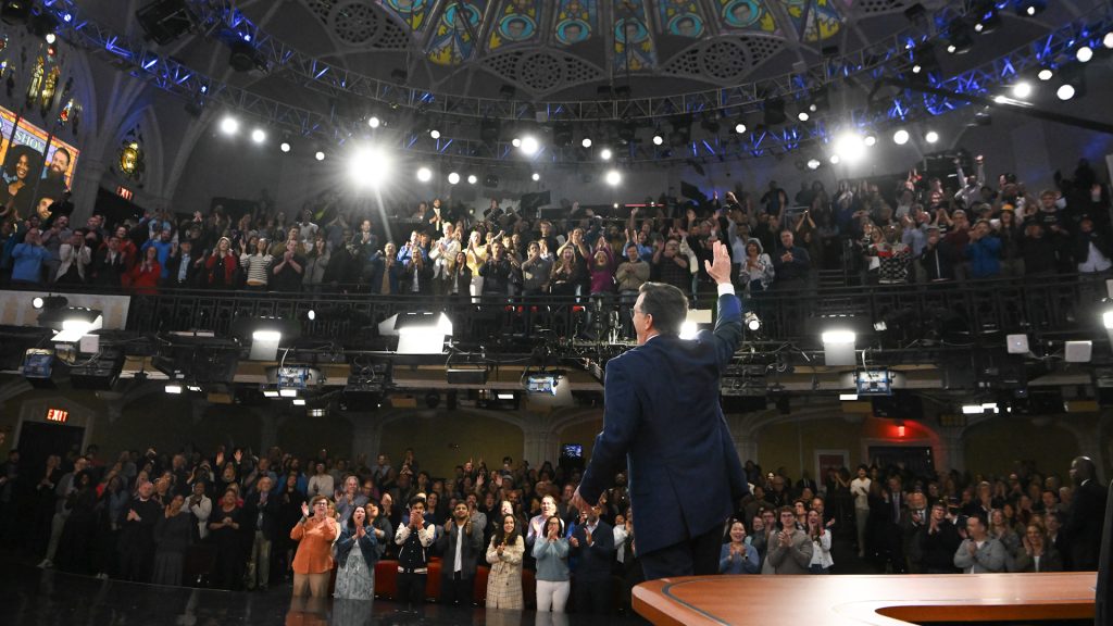 Ignoring Trump, Colbert bids farewell to ‘Late Show’ as CBS transitions time slot