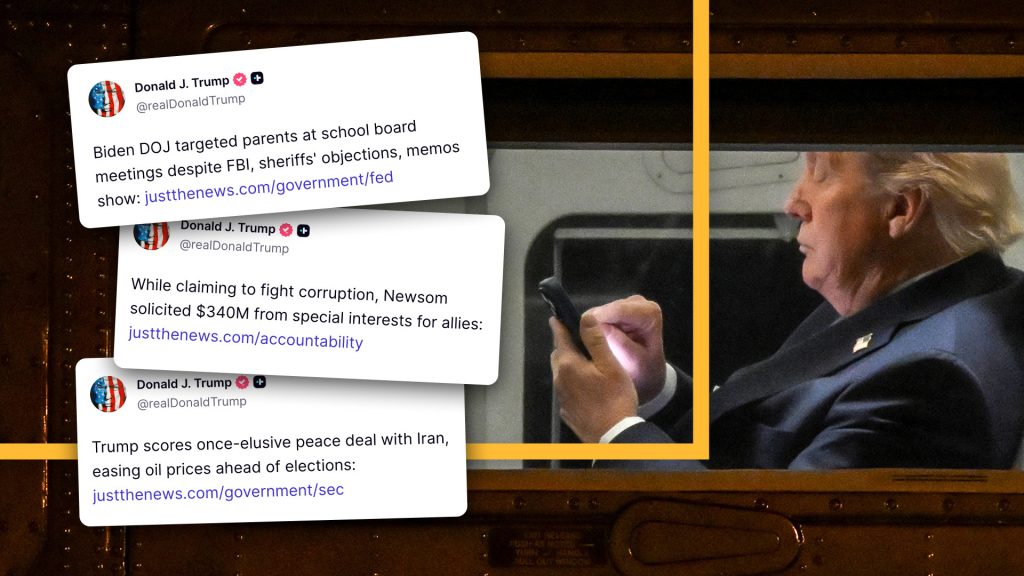 When Trump serves up ‘Just the News,’ it comes with a side of bias