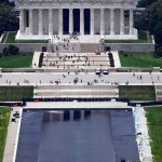 Trump says reflecting pool ‘all fixed’ as water makes a splash again