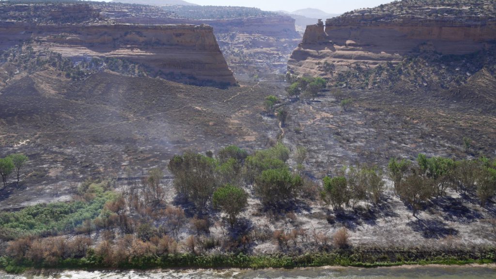 3 firefighters die battling blaze on Utah-Colorado border