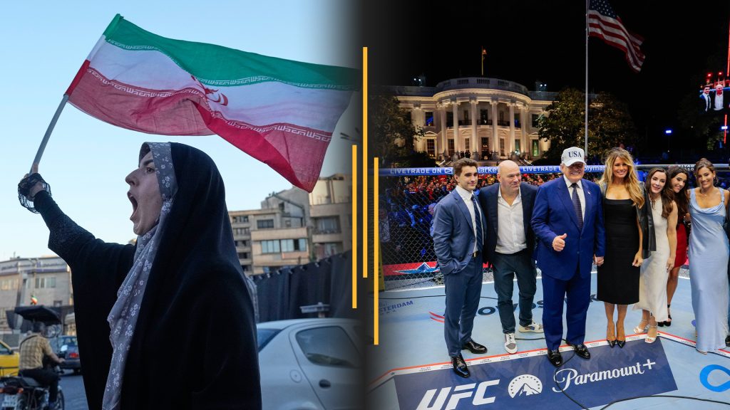 Iran deal set to reopen Strait of Hormuz; UFC fight night transforms White House