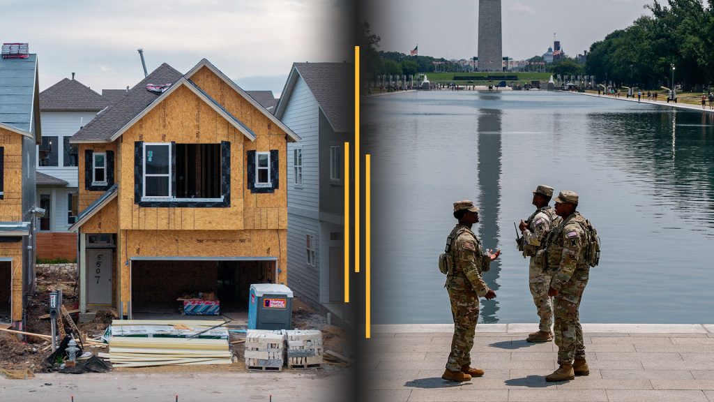 Congress takes aim at housing costs; National Guard deployed to Reflecting Pool