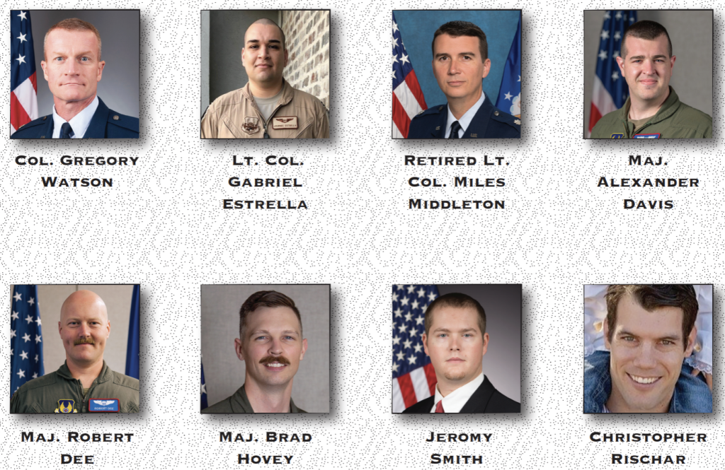 Air Force identifies 8 people killed in B-52 crash
