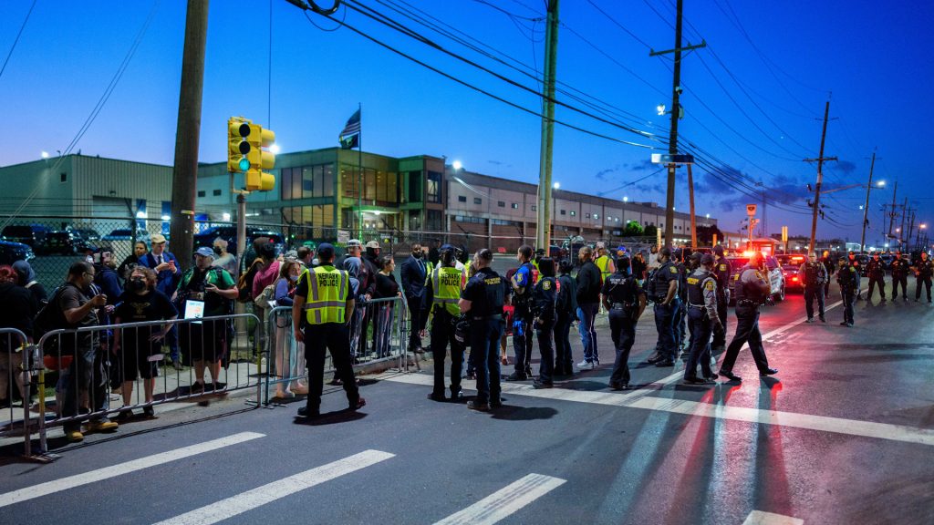 Clashes continue as Newark seeks to inspect ICE detention center
