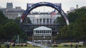A UFC fight is rising on the White House lawn. A lawsuit wants it shut down