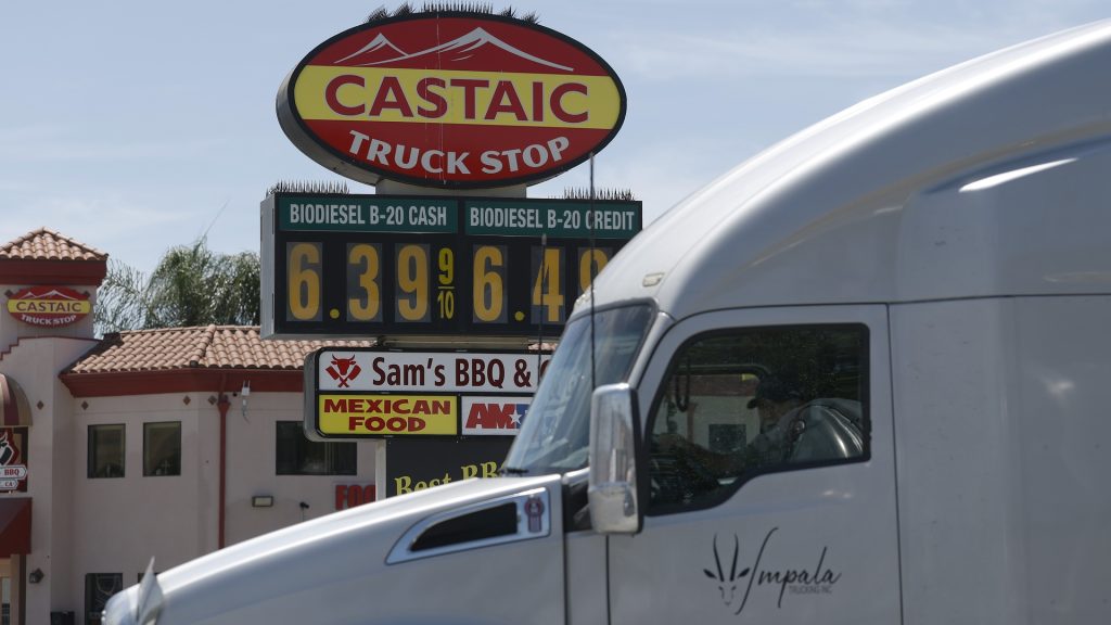As diesel prices climb, truckers start cutting back – and slowing down
