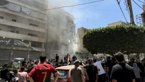 Israel strikes Beirut as US claims peace deal is imminent