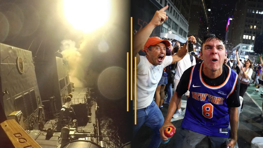 US strikes again, Iran retaliates; Knicks pull off historic Finals comeback