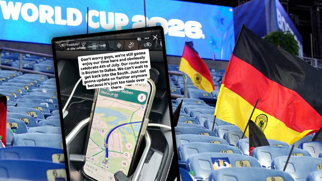Americans were charmed by a German soccer fan’s US travelogue. Then they saw his old posts