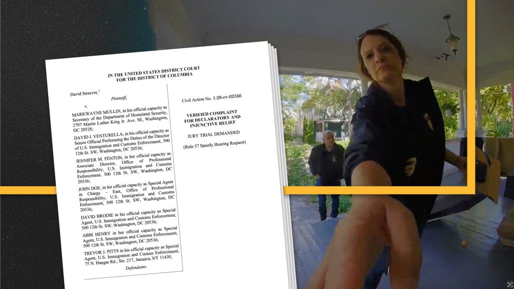 New York man says ICE violated his constitutional rights with home visit following angry email