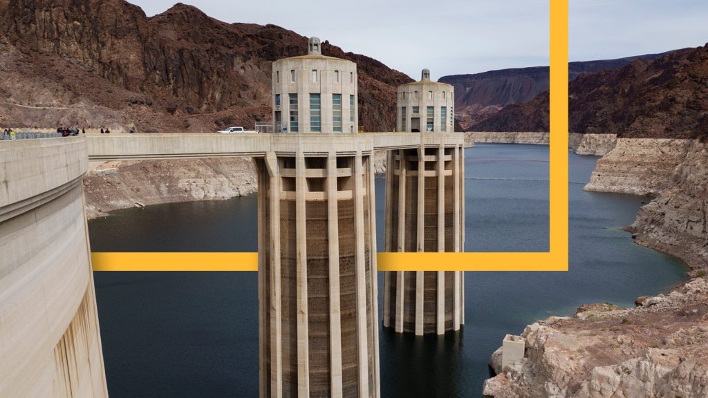 What does low water at the Hoover Dam mean for power in the American West?