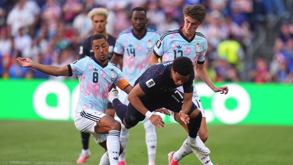 Following controversial red card, US falls 4-1 to Belgium in World Cup