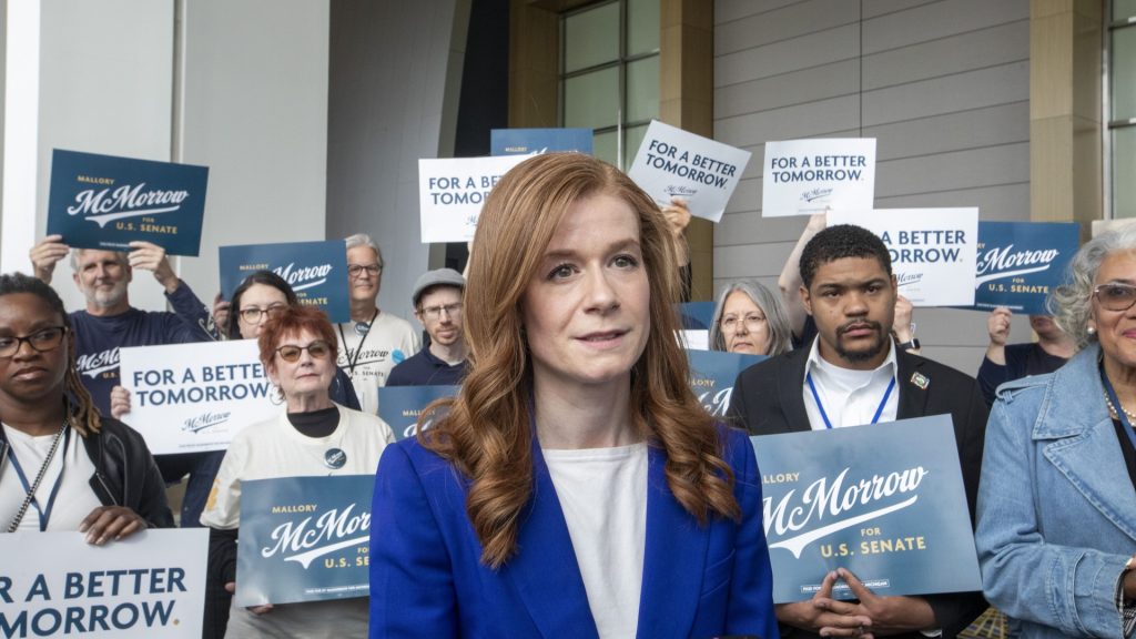 Mallory McMorrow drops out of US Senate primary in Michigan