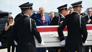 Trump honors four US troops killed in Iran attacks, flies one family to Georgia on Air Force One