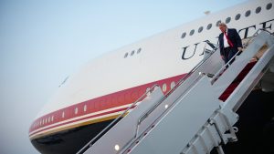 Trump says Air Force One will get ‘maxed out’ after security questions