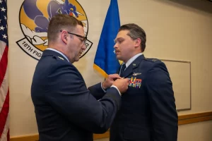 F-16 pilot awarded Distinguished Flying Cross for bravery in Saudi Arabia deployment