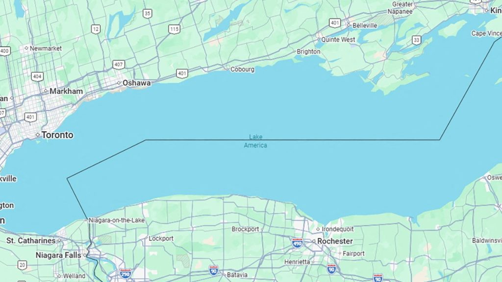 Google Maps wades into Great Lake name dispute