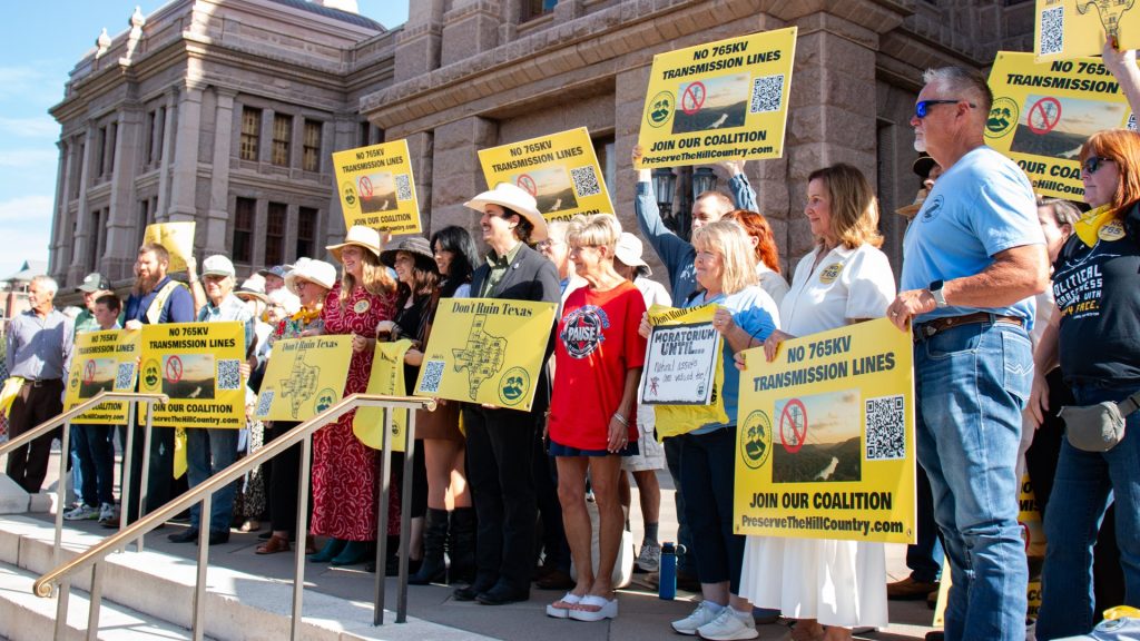 Property owners are in a standoff against Texas power expansion