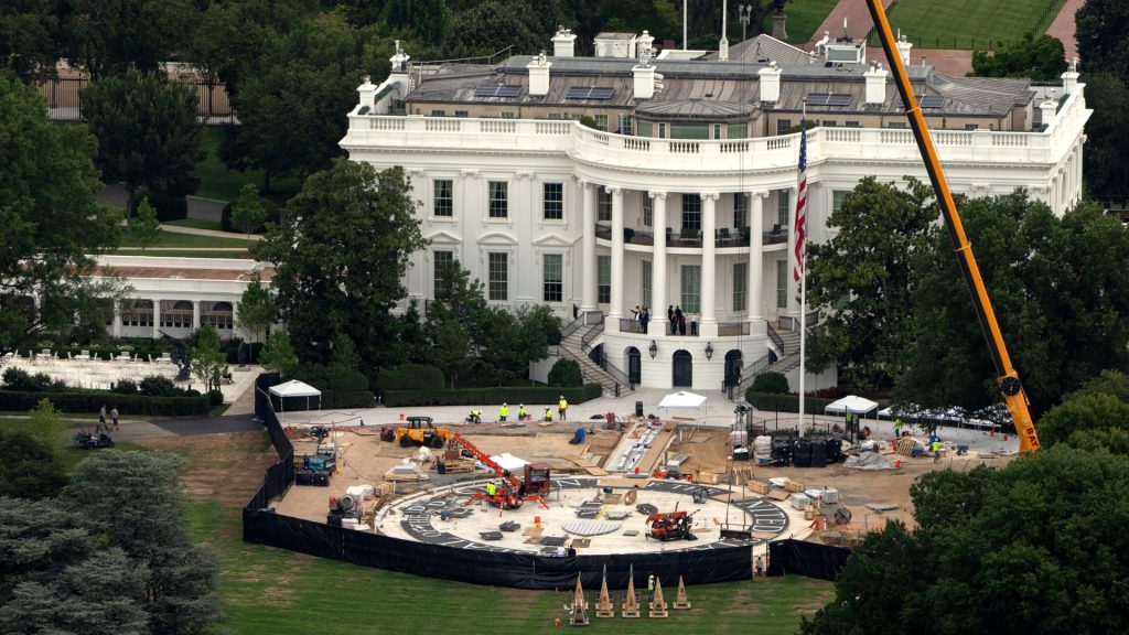 Trump orders White House helipad do-over after rejecting nearly finished product