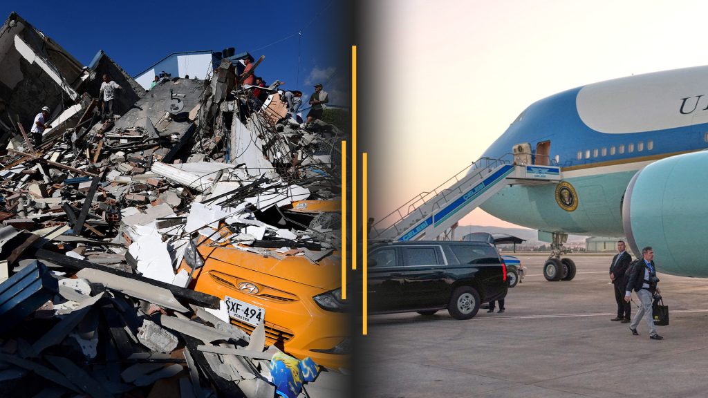 Colombia crews search for quake survivors; Trump’s secret Air Force One switch in Turkey