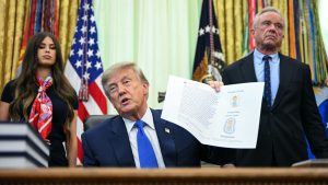 Trump order recommends breaking up MMR vaccine into 3 doses