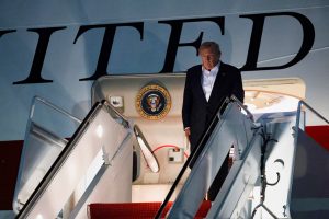 Trump swaps planes via catering truck after Iranian threats, reports say