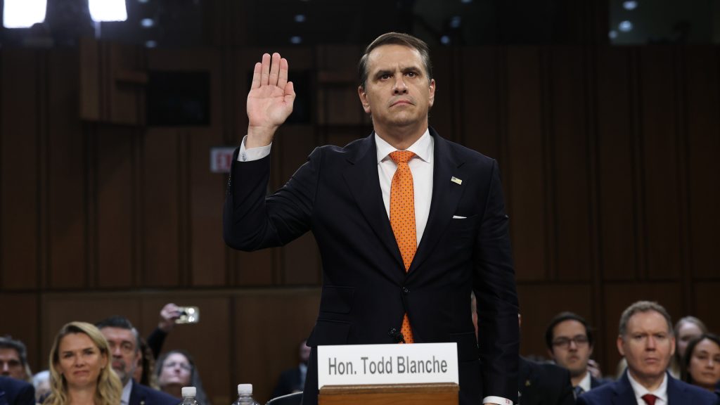 Senate Republicans advance Blanche nomination for attorney general