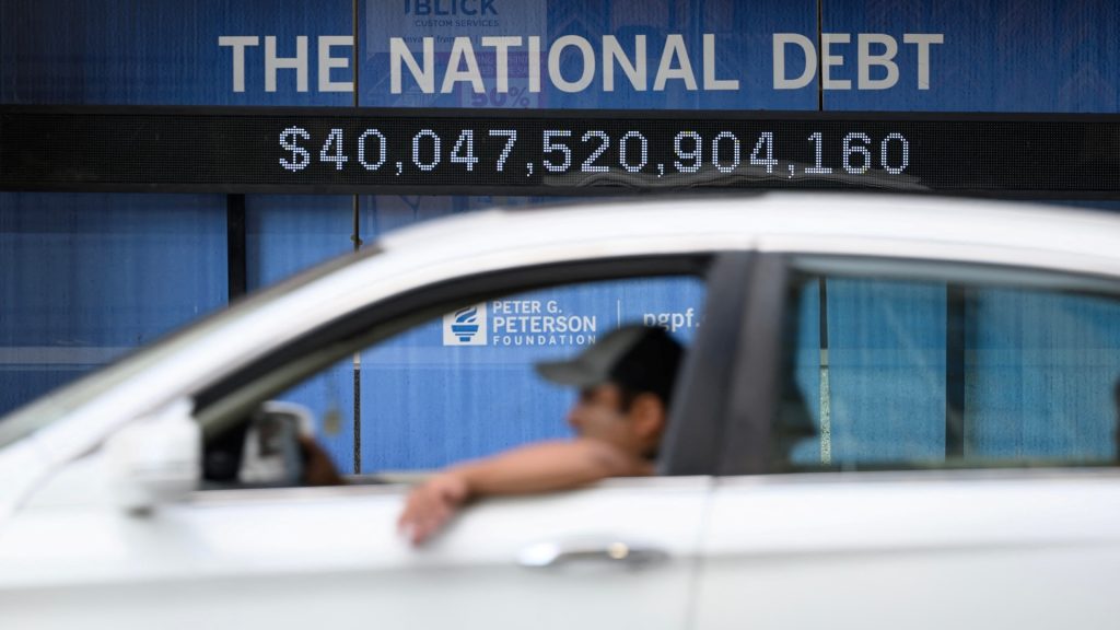US debt tops $40 trillion after adding $1 trillion in just five months