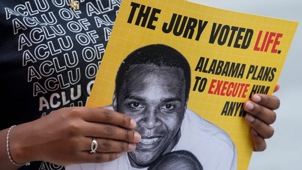 Alabama man executed even though a jury said he should stay in prison for life