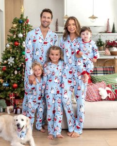 Family Christmas Pajamas for Video Calls With Relatives Far Away