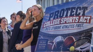 Senate overwhelmingly passes bill that could reshape college sports