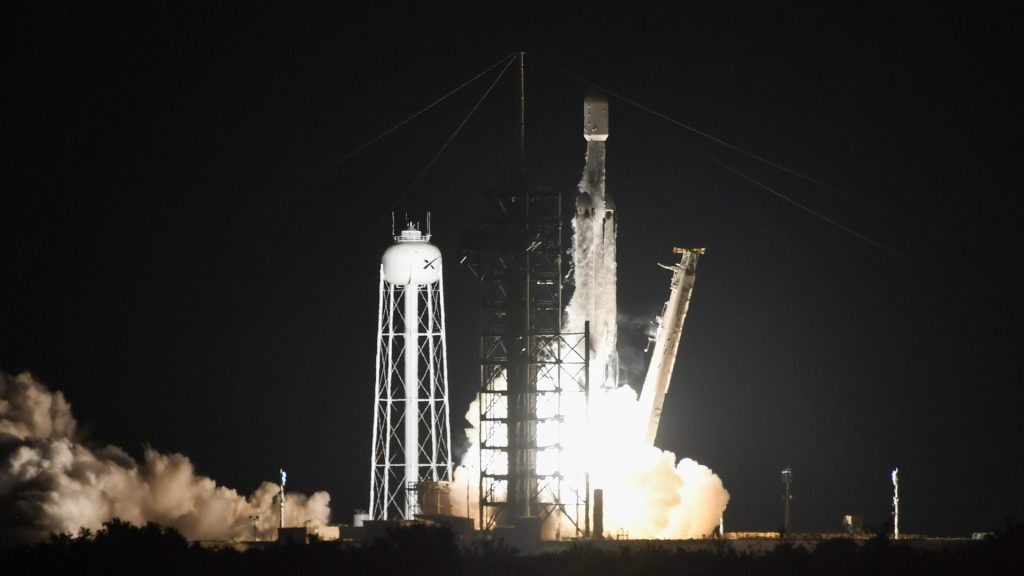 SpaceX launches classified US spy mission, caps three-launch day