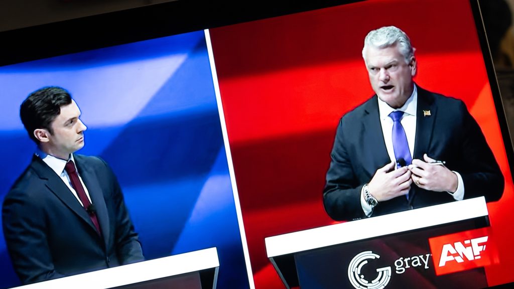 Debates in Georgia and Michigan show Democrats’ surest midterm bet, and its riskiest 