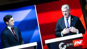 Debates in Georgia and Michigan show Democrats’ surest midterm bet, and its riskiest 