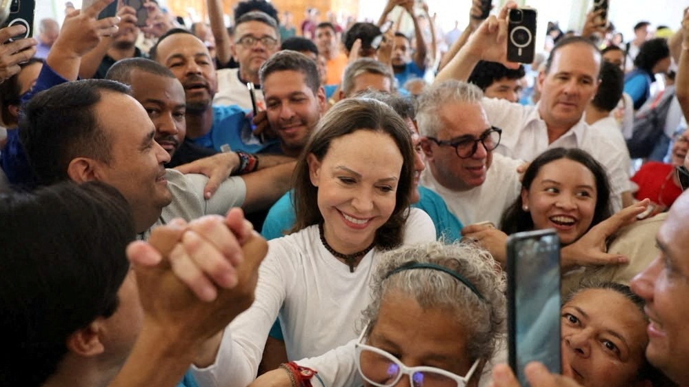 ‘I am here’: Machado makes surprise Venezuela return amid US-backed talks
