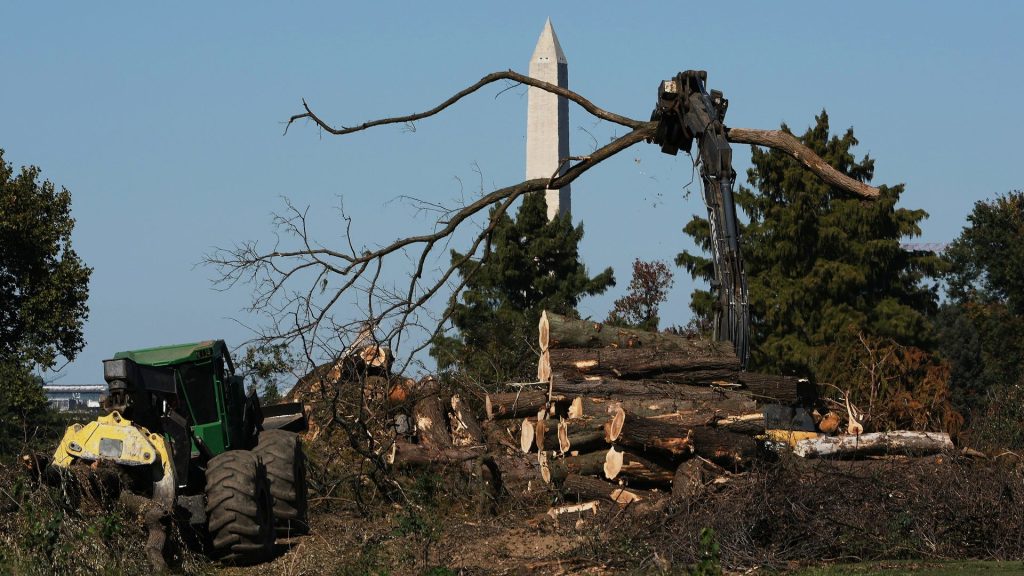 Judge extends block on Trump administration cutting down trees at historic DC golf course