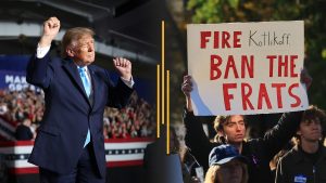 Trump shifts ad costs to MAGA super PAC; Cornell protests fuel no-confidence vote