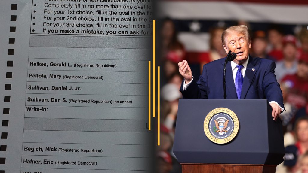 Alaska Democrat denies ballot scheme amid DOJ probe; Trump cancels in-person campaign stops