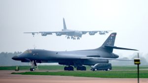 US bombers leave UK base as Britain points to Iran in suspected terror plot